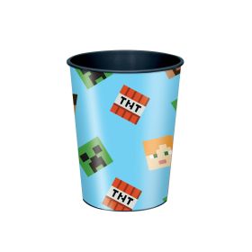 Minecraft Party Plastic Cup, 16 fl oz, 1ct