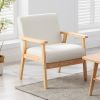 Bahamas Beige Linen Fabric Chair