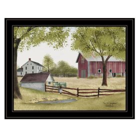 Trendy Decor 4U "The Old Spring House" Framed Wall Art, Modern Home Decor Framed Print for Living Room, Bedroom & Farmhouse Wall Decoration by Billy J