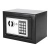 17E Home Use Electronic Password Steel Plate Safe Box Black