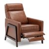 Madeline Push Back Recliner -Caramel