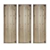 Natural Mandal Two-tone Geometric 3-piece Wood Wall Decor Set