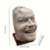 1pc, Halloween Head Decoration Johnny Sculpture Head Resin Desktop Decoration Decoration Book Shelf Sculpture Resin Craft Decoration,Spook Up Your Hom