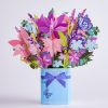 1pc Holiday Pop-Up Flower Bouquet; Paper Flower Bouquet