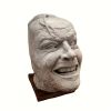 1pc, Halloween Head Decoration Johnny Sculpture Head Resin Desktop Decoration Decoration Book Shelf Sculpture Resin Craft Decoration,Spook Up Your Hom