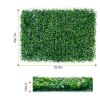 12Pcs Artificial Boxwood Topiary Hedge Plant Grass Backdrop Fence Privacy Screen Grass Wall Decoration For Balcony Garden Fence