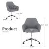 Vanbow.Home Office Chair , Swivel Adjustable Task Chair Executive Accent Chair with Soft Seat