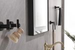 36*24 LED Lighted Bathroom Wall Mounted Mirror with High Lumen+Anti-Fog Separately Control