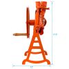 Hand Corn Sheller Heavy Duty Shelling Machine Manual Farm Corn Thresher Corn Remover Tools Hand Sheller with Wooden Handle Cast Iron Manual Thresher