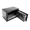 17E Home Use Electronic Password Steel Plate Safe Box Black