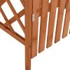 Pergola with Gate 45.7"x15.7"x80.3" Solid Firwood