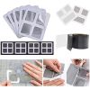 Door Window Screen Repair_Tape 5PCS; 5PCS Waterproof Fiberglass Mesh Covered Repair_Roll Kit; Strong Adhesive Window Vinyl Screen Patch Suitable for C