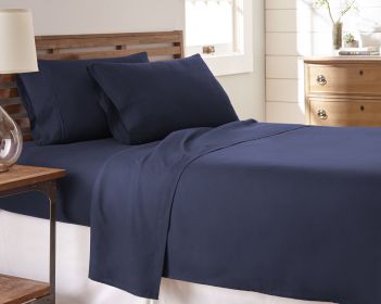 Soft Essentials Bed Sheet,Twin (Actual Color: Navy)