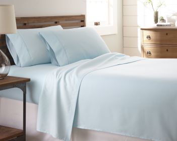 Soft Essentials Bed Sheet Set,King (Actual Color: Aqua)