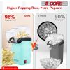 Popcorn Machine Hot Air Electric Popper Kernel Corn Maker Bpa Free No Oil 5 Core POP