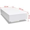 Coffee Table High Gloss White