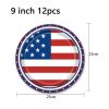 American Flag Patriotic Party Supplies Disposable Tableware Veterans Day Fourth July Favors Independence Day Party Decorations