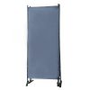 6 Ft Modern Room Divider, 3-Panel Folding Privacy Screen w/ Metal Standing, Portable Wall Partition XH