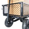 Wagon Cart Garden cart trucks make it easier to transport firewood