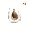 1pc Wall Hanging Basket; Bohemian Style Woven Basket; Creative Teardrop Shape Suitable For Vegetables And Fruits; Kitchen Storage Basket